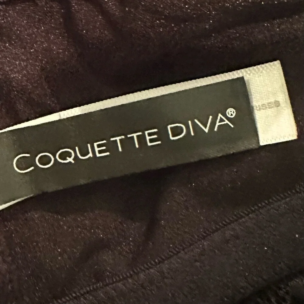 Coquette Diva Lace‎ Bottom Chemise Lingerie Women's 3X Black Underwire Bra Sexy